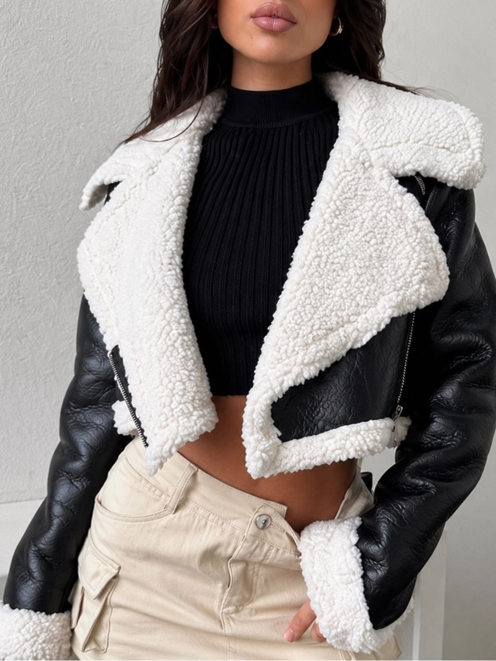 Thats So Fetch Cody Faux Leather Jacket- 6